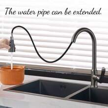 Pull-Out Faucet, Minimalistic And Practical Multifunctional