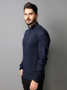 Men Sweaters - Blue - View 2