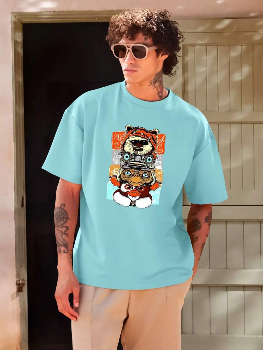 Men Shirts - Baby Blue - View 1
