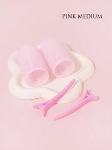 4个便携式卷发器，带发夹，无需加热即可打造蓬松发根卷发，自持式卷发器，卷发器配件，卷发棒，无热卷发，卷发器，理发店美容旅行必备美发产品及配件，返校季，旅行度假必备，女士美发配件，卷发，卷发棒，卷发器，无热卷发，无热卷发，卷发器，卷发棒，卷发，卷发棒，卷发工具，卷发棒，卷发棒，卷发扩散器，头发，旅行，美发产品，美发工具，美发用品，理发师，理发师配件，理发店，美发设备 - 彩色 - 查看 6