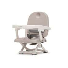 1 Pc Booster Seat For Dining Table, Lightweight Compact Fold Travel Booster Seat, Removable Tray And Adjustable Hight - Grey - View 16