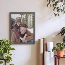 Modern Real Wood 11x14 Inch Picture Frame In Gray