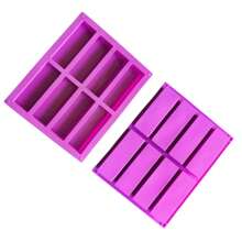 Restaurant Chef Cake Mold Rectangular Chocolate Silicone Tableware Mold Soap Baking Mold Bar Wine Glass Ice Mold DIY Kitchen Tool Decoration Mold