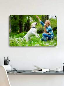 Spersonalizowana dekoracja w stylu retro z drewnianymi tabliczkami z personalizowanym zdjęciem, idealna do dekoracji ściennej, łazienki, salonu, domu, prezentu, baru, odpowiednia do męskiej jaskini i jej szopy, walentynki, prezenty dekoracyjne na walentynki urodziny ukończenie szkoły, wielofunkcyjna, regulowana, antypleśniowa, dekoracyjna, wielokrotnego użytku, wykwintna, urocza, wysokiej jakości, wyjątkowa, idealne prezenty dla niego, idealne prezenty dla niej, chłopaka, dziewczyny, taty, mamy, rodziny, przyjaciół, syna, córki, uczniów szkół, biura, herbaciarni, szkoły, domu