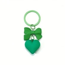 Y2K Schleife Herz Schlüsselanhänger Niedliches und cooles mattes Farbenschlüssel-Ring Handtasche Rucksack Auto Schlüssel-Anhänger Ohrhörer Taschenzubehör für Damen Mädchen Geschenk - Schlüsselanhänger - Übersicht 20