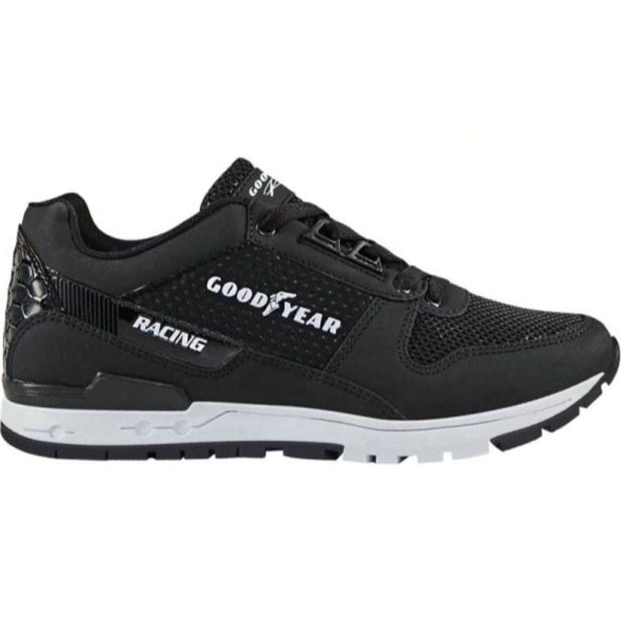 Tenis de mujer, estilo retro, color negro, mod. 998313 - Negro - Ver 1