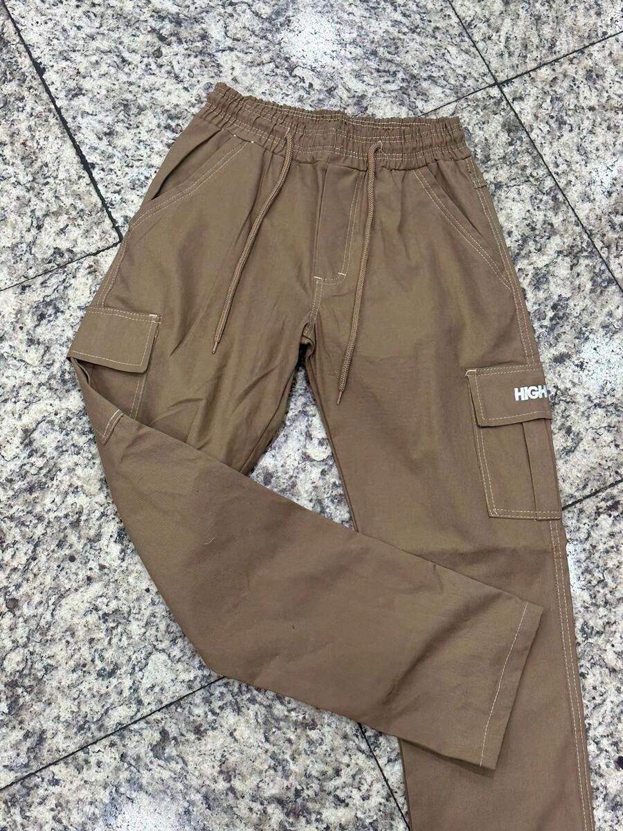 UNISEX WIDE PANTS / REAL PHOTOS WITHOUT STORE EDITION - 卡其色 - 查看 1