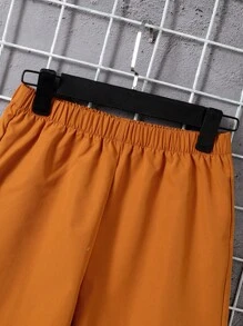 Summer Style, Tween Boy Casual Scenery Printed 2pcs/Set Outfit