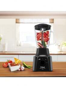 Licuadora T Fal Powermix 4 Cuchillas + Vaso Vidrio 1.75l Color Negro - Negro - Ver 6