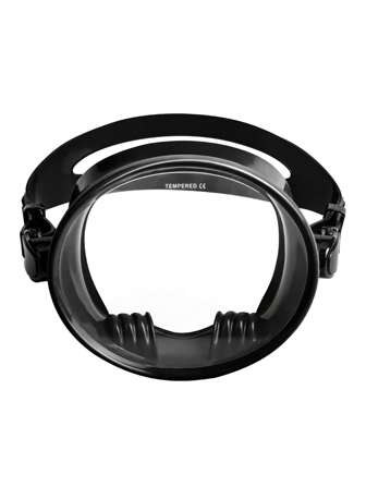 1pc Adult One-Piece Designed Round Silicone Tempered Glass Anti-Fog Diving Mask Snorkeling Gear, Beach Essentials, Beach Accessories, Pool Float