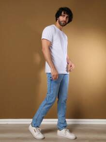 Men Jeans - Medium Wash - View 7