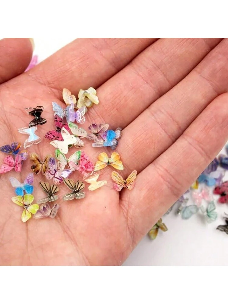 36 Micro Libellule E Farfalle Colorate In Resina – 1,2 Cm, Per Giardino Delle Fate, Terrari E Miniature - 5