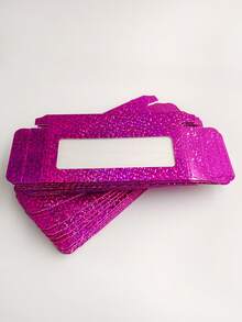 20 Pcs Eyelash Packaging Box Wholesale Lashes Boxes Empty Eyelash Package Boxes - Pink - View 2
