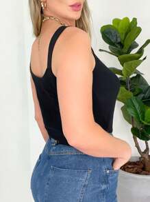 Women Tank Tops & Camis - Negro - Ver 2