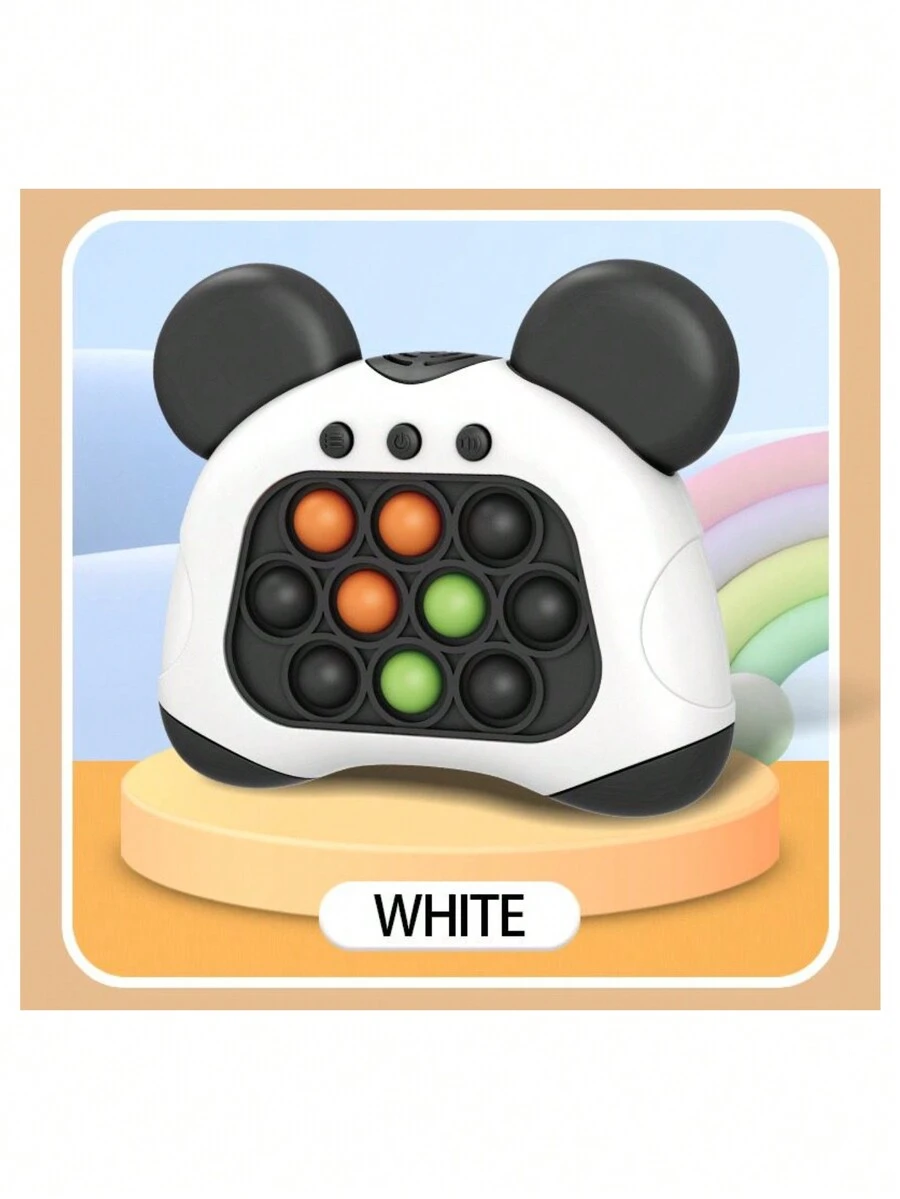 ELECTRONIC . MOLE GAME. HELPS STIMULATE REFLECTIONS AND STIMULATE MEMORY - White - View 1