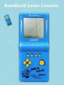 1pc Classic  Handheld Game Console With Bi9 Screen, Retro Old-Fashioned Pocket Game Player,No Batteries - Multicolor - View 9