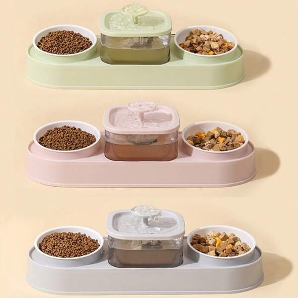 1pc Automatic Cat Water Fountain, 1000ML Capacity, Quiet & Easy To Clean, Suitable For Cats And Small Dogs