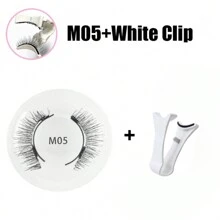 Magnetic Eyelashes Natural Look Magnetic Lashes With Applicator No Glue Magnetic False Eyelashes Kit Wispy Reusable Eyelashes Without Eyeliner - Black - View 11