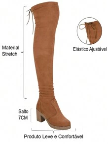 Shekinah Women Over-The-Knee Boots - 查看 3