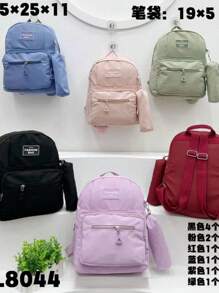 Women Fashion Backpacks - Pink - View 2
