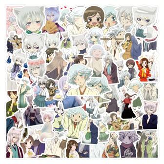 60 st. Kamisama Kiss Anime-klistermärken, Kamisama Hajimemashita tecknade söta klistermärken, lämpliga för vattenflaskor, bärbara datorer, telefoner, skateboards, gitarrer, bagage, klippböcker, hjälmar, , motorcyklar, bilar, hjälmar, festdekorationer