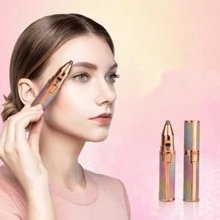 Depilador 2em1 Recarregavel Usb Sobrancelha Buço Batom