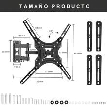 Soporte Base Brazo Para Pantalla Tv Monitor 32-55 Pulgadas - Negro - Ver 6
