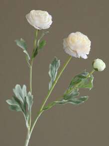 1pc High-End Artificial Lotus Flower Arrangement With 3 Heads, Suitable For Home, Living Room And Dining Table Decor