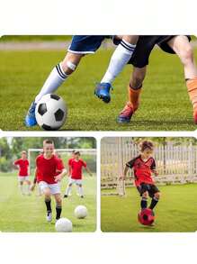 2 Pairs Breathable Football Socks For Kids Aged 8-16, Striped Knee High Socks For Boys And Girls Playing Soccer, Baseball, Softball And Other Athletic Sports, Youth Sports Socks For School And Training