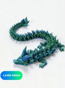 Décoration de Noël, Jouet dragon multicolore articulé, corps entier, flexible, imprimé en 3D. Ornement de salon, cadeau de surprise décompression