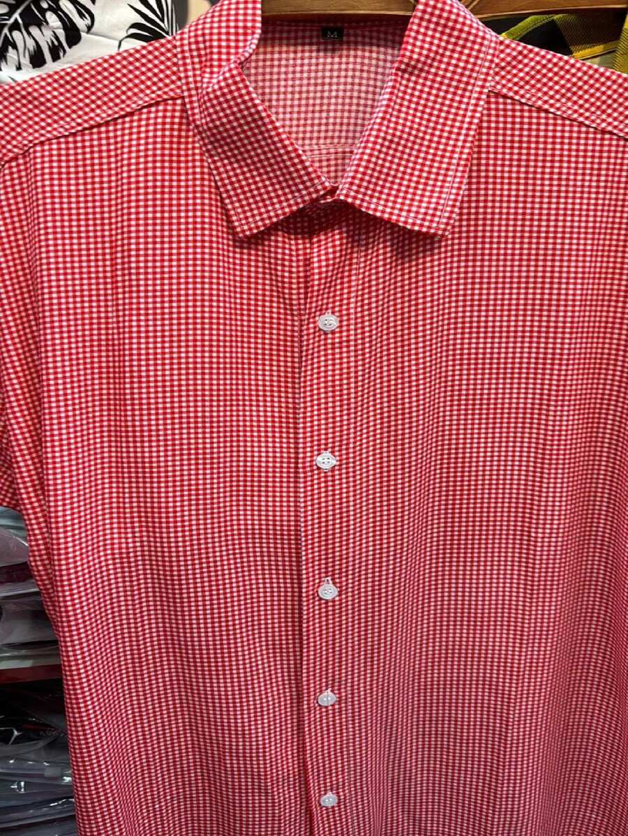 Men Shirts - Red - View 1