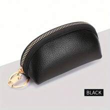 1 PIEZA Bolso grande multifuncional para llaves de mujer, bolso de llaves de coche de PU suave y portátil, monedero, estuche de llaves, opción ideal para regalo, estuche de llaves de coche, portallaves, estuche escolar, regalos para maestros, vuelta al colegio para mujer, mini cartera