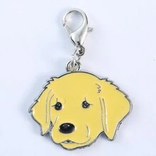 1pc Bulldog Keychain Animals Dogs Pendants Jewelry Making DIY Tag Handmade Crafts Charms Lovely Dog Jewelry Gifts Car Accessories Bag Charm