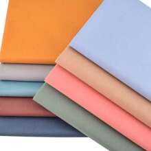 9 Pcs Fabric Bundle PreCut Squares For Patchwork Sewing DIY Craft Quilting Fabric (Bright Solid Colors) - Multicolor - View 4