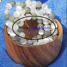 灵气手链女款疗愈水晶瑜伽天然石手链串珠蛋白石简约首饰情侣礼物女士拉布拉多疗愈能量饰品 - L0295 - 查看 6