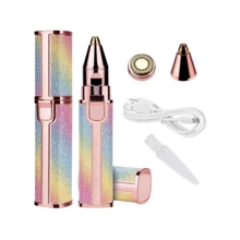 Depilador 2em1 Recarregavel Usb Sobrancelha Buço Batom