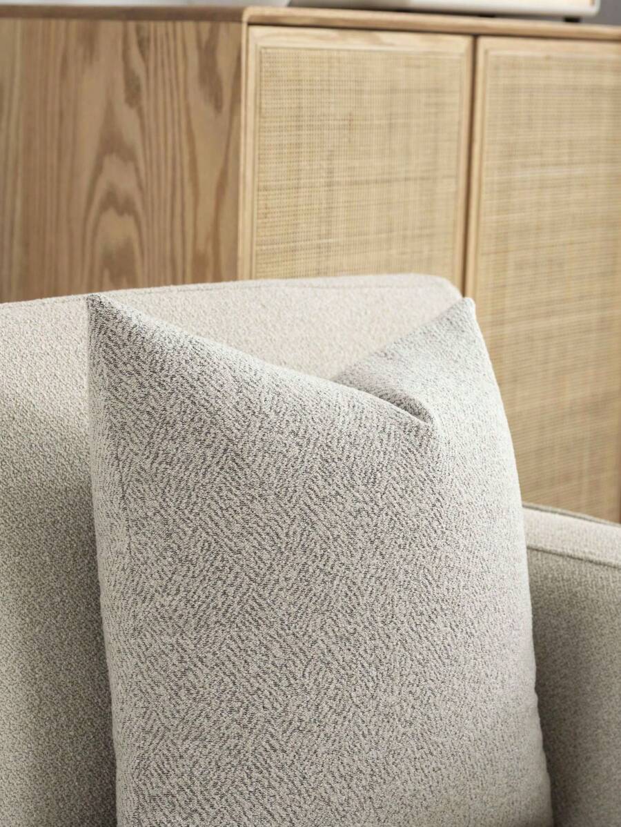 1/2 pièces Taie d'oreiller avec motif en maille de diamant, couleur beige minimaliste moderne, en tissu jacquard doux et soyeux en fausse cachemire. Convient pour le canapé, la chaise, le lit, la décoration du salon et de la chambre. Doux et agréable pour la peau en toutes saisons
