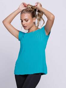 Women Sports Tees & Tanks - Verde - Ver 2