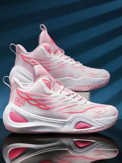 Men's Basketball Shoes Couples Shoes, Summer Breathable Mesh Sports Shoes Fashionable Anti-Slip Outdoor Training Athletic Shoes Professional Competition Basketball Shoes, Women's Basketball Shoes