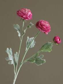 1pc High-End Artificial Lotus Flower Arrangement With 3 Heads, Suitable For Home, Living Room And Dining Table Decor