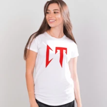 Playera Ct Corridos Tumbados Para Mujer - Blanco - Ver 4