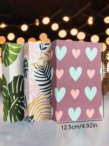 1pc Creative 6" Fabric Photo Album With Drawstring Closure, Multi-Functional 100 Pockets Memory Holder, Suitable For Family, Couples And Holiday/Graduation Photo Collection,Back To School,School Supplies