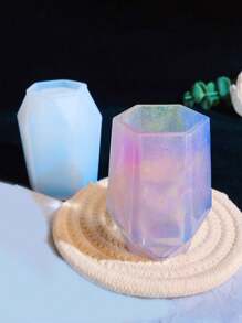 1pc Hexagon Shape Silicone Mold, Hexagon Storage Box Resin Mold - Pen Holder Mold, Storage Cup Silicone Mold, Succulent Plant Pot Mold, Epoxy Resin Art Mold