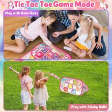 Bean Bag Toss Game Kids Outdoor Toys,Double-Sided Foldable Cornhole Board Backyard Beach Yard Outdoor Toys For Toddler, Outside Lawn Party Activities Toy Gift For Boys Girls Age 3 4 5 6 7 8