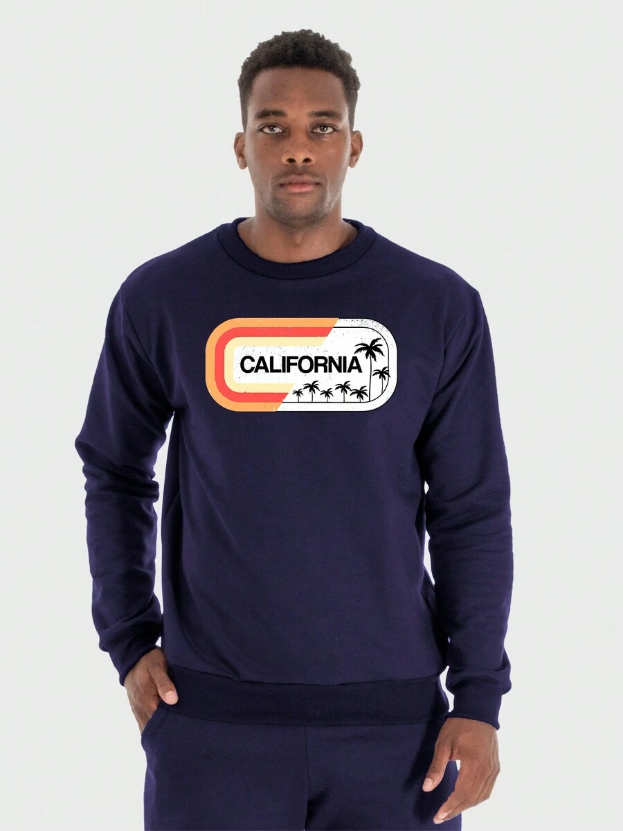 Men Hoodies - Màu xanh hải quân - Xem 1