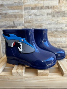 Kid's Rain Boots - 藏蓝色 - 查看 1