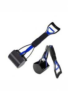 Dog Pet Pickup With High Strength Material And Durable Spring, Long Handle Dog Pooper Scooper - Blue - View 4