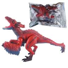 1pc, YULOMI Dinosaur Toy, Tyrannosaurus Rex And Raptor Animal Model, Hand And Foot Joint Moveable Model Animal  Toy, Party Birthday Gift. - Multicolor - View 7