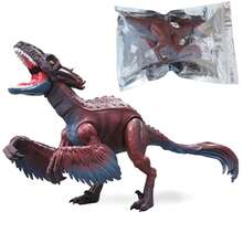 1pc, YULOMI Dinosaur Toy, Tyrannosaurus Rex And Raptor Animal Model, Hand And Foot Joint Moveable Model Animal  Toy, Party Birthday Gift. - Multicolor - View 9