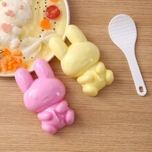 1pc Baby Animal Cartoon Rice Ball Mold For DIY Bunny Bento Curry Mea, Sushi And Kitchen Tool - Multicolor - View 10